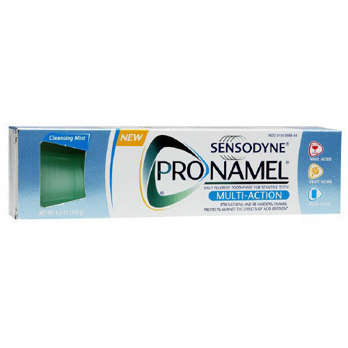 Sensodyne Pronamel Multi-Action Toothpaste, Cleansing Mint - 4 Oz